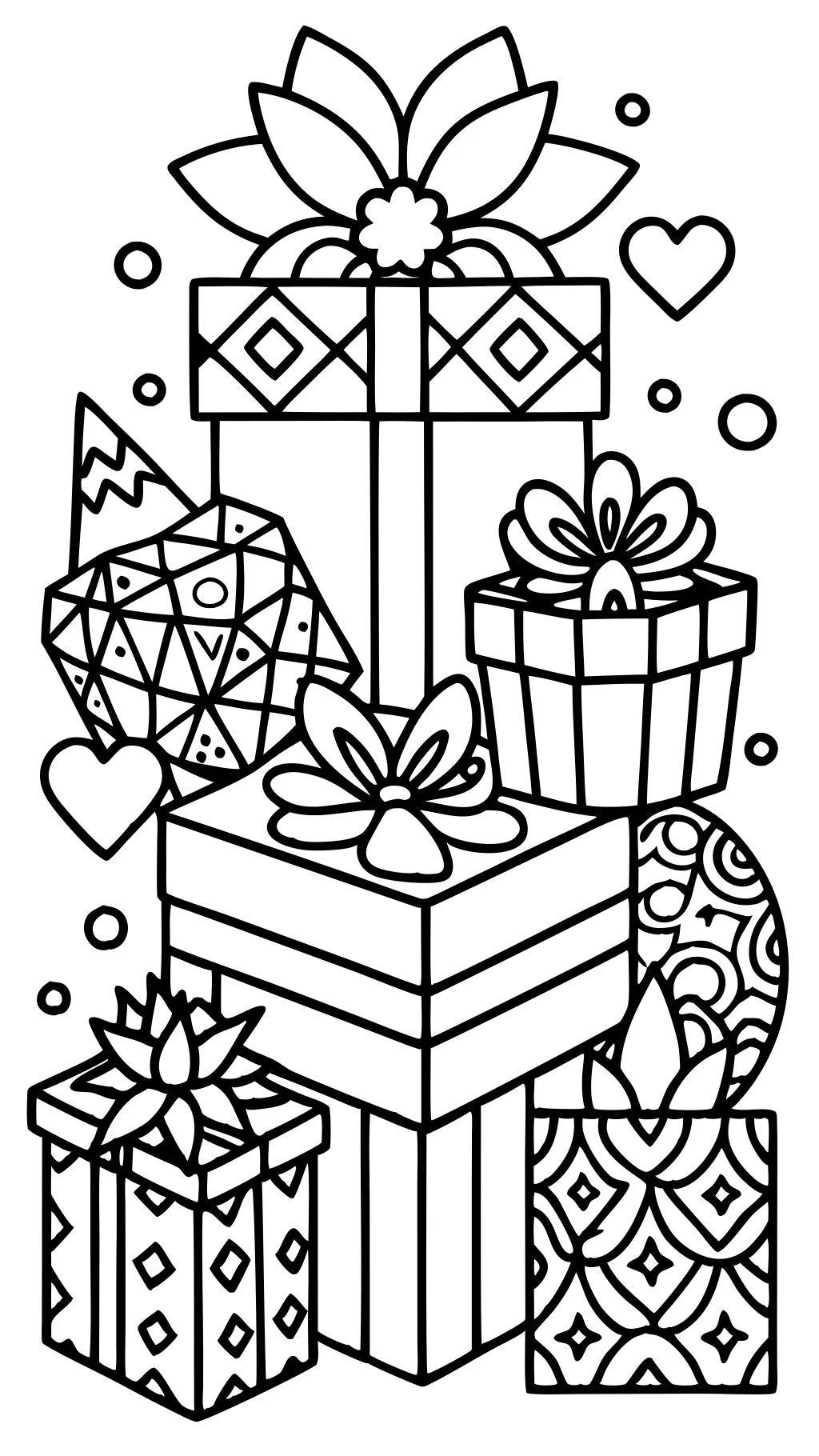 coloring pages of box